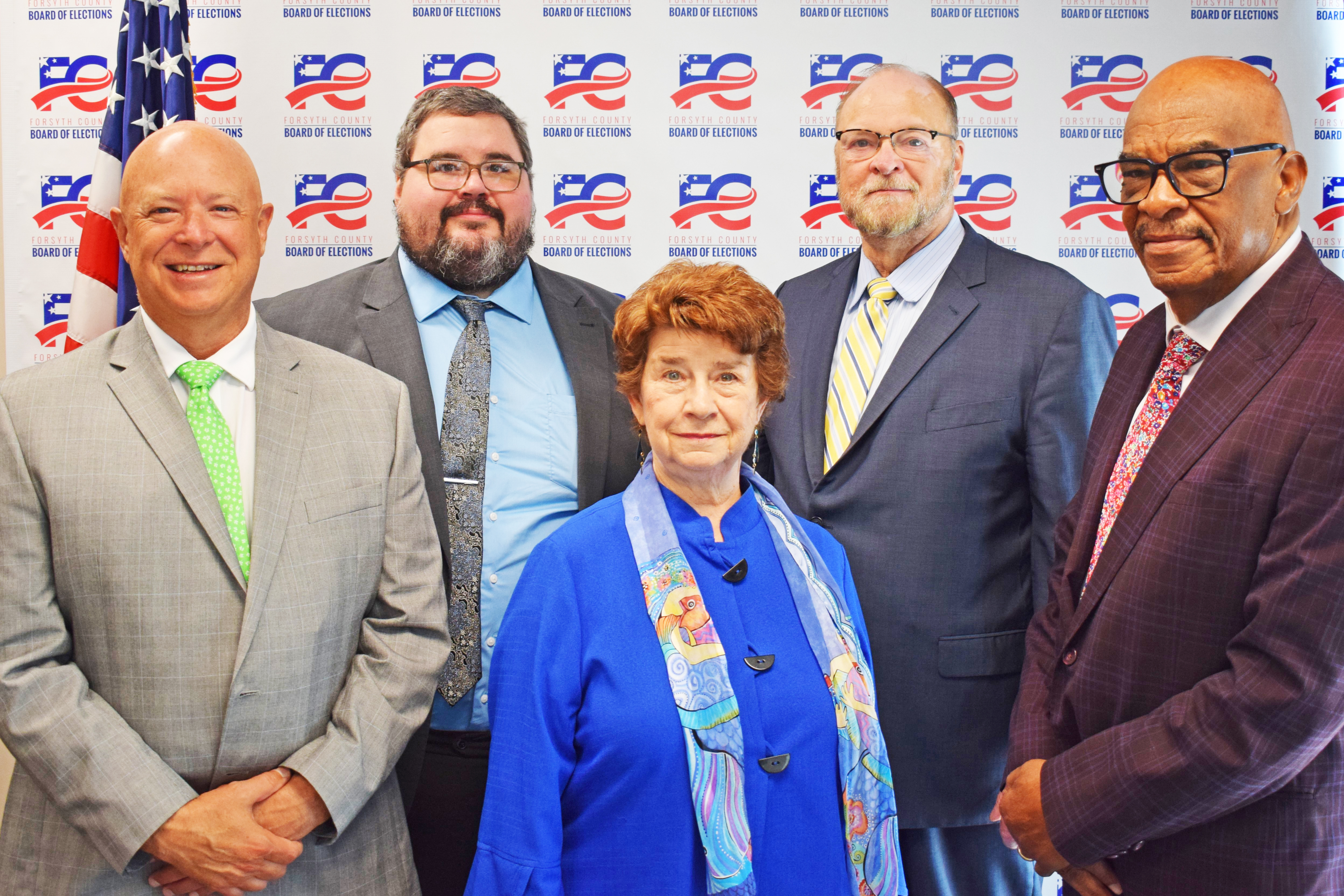Board of Elections: Buddy Collins (chair), Catherine Jourdan (vice-chairperson), Chad Doomy (secretary), Alfred Harvey (member), Adam Draper (member) 